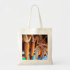 Bolsa Tote Dry Whole Ear Corn and Chickens on Reverse