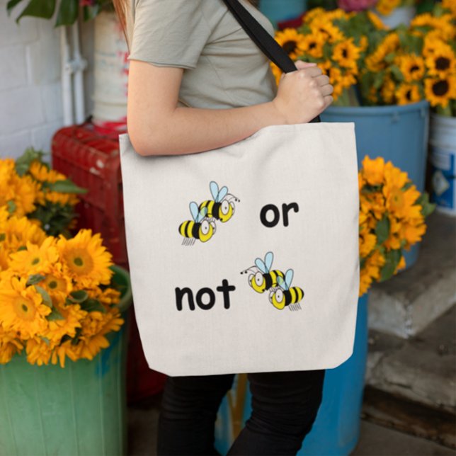 Bolsa Tote Duas Abelhas ou Não Duas Abelhas (Two Bees or Not Two Bees Bag)