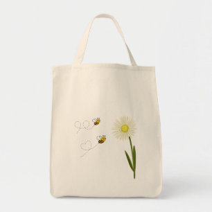 Bolsa Tote Duas abelhas pequenas e bonitas