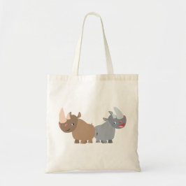 Bolsa Tote Duas Caricaturas Rhinos Bag