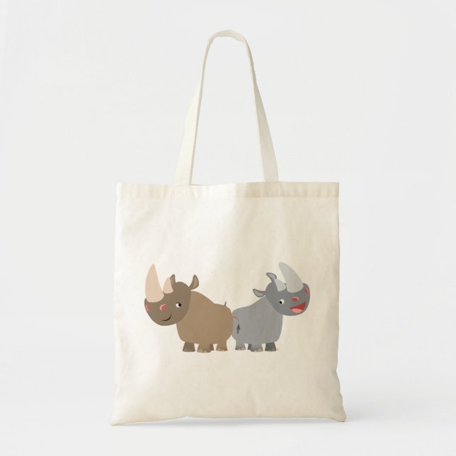 Bolsa Tote Duas Caricaturas Rhinos Bag (Frente)