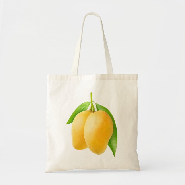 Bolsa Tote Duas frutas amarelas de manga (Frente)