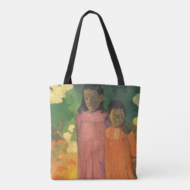 Bolsa Tote Duas Irmãs de Paul Gauguin (Verso)