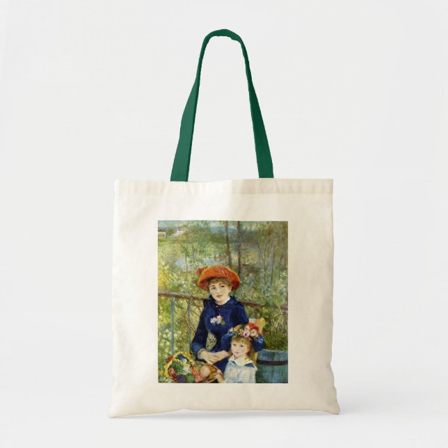 Bolsa Tote Duas Irmãs (No Terraço) De Pierre Renoir (Frente)