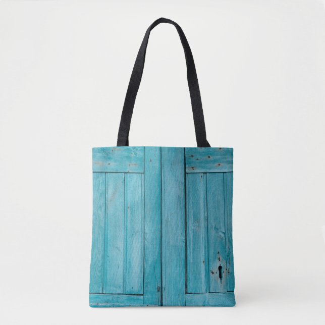 Bolsa Tote Duas portas de madeira de cinza (Frente)