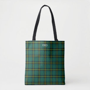 Bolsa Tote Duffy Clan Tartan Green Xadrez Monograma