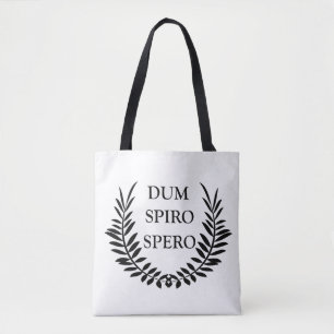 Bolsa Tote Dum spiro spero