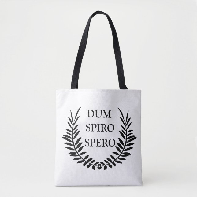 Bolsa Tote Dum spiro spero (Frente)