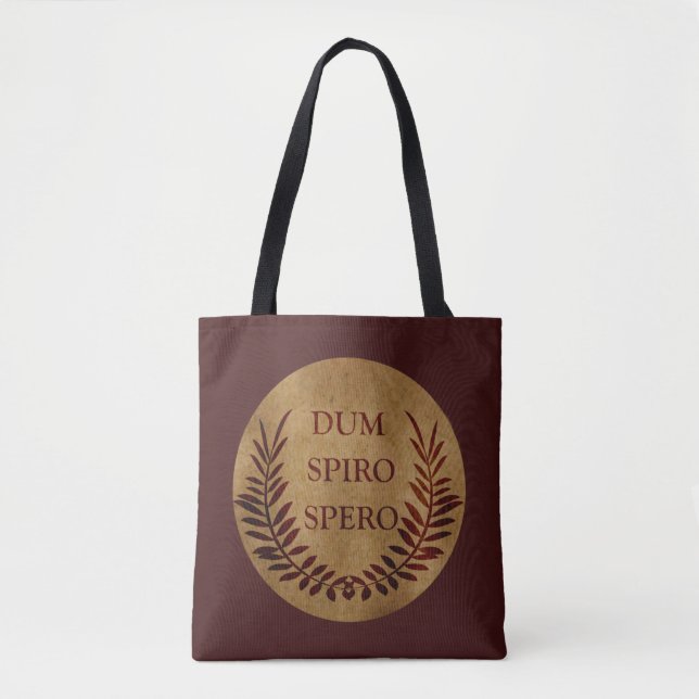 Bolsa Tote Dum spiro spero (Frente)