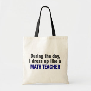 Bolsa Tote Durante o dia eu visto-me acima como um professor