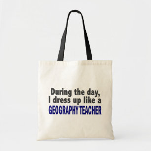Bolsa Tote Durante o dia eu visto-me acima como um professor