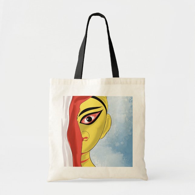 Bolsa Tote Durga | Tote Bag | Maa Durga | Durgapuja (Frente)