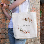 Bolsa Tote Dusky Fall Marsala Blush Chá de panela<br><div class="desc">Dusky Fall Marsala Blush Floral Watercolor Collection.- É um roteiro elegante aquarela Ilustração do pastel sutil dusky floral com folhas secas perfeitas para sua queda, casamento e festas. É muito fácil personalizar, com seus detalhes pessoais. Se você precisar de outro produto ou personalização correspondente, por gentileza, envie uma mensagem via...</div>
