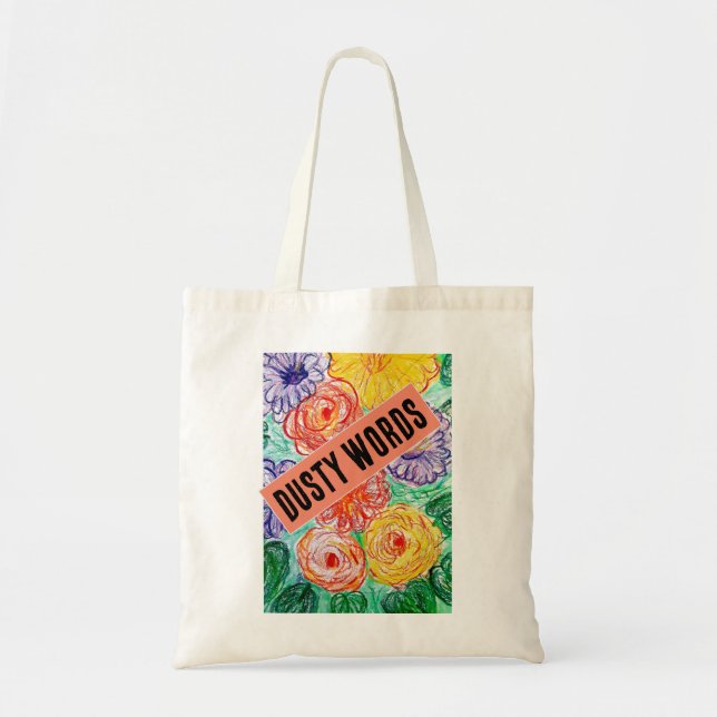 Bolsa Tote Dusty Words Tote Bag (Frente)