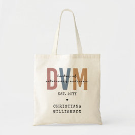 Bolsa Tote DVM Personalizada Doutorado em Medicina Veterinári