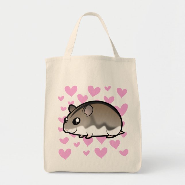 Bolsa Tote Dwarf Hamster Love (Frente)