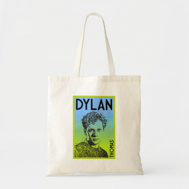 Bolsa Tote Dylan Thomas Welsh Poet (Frente)