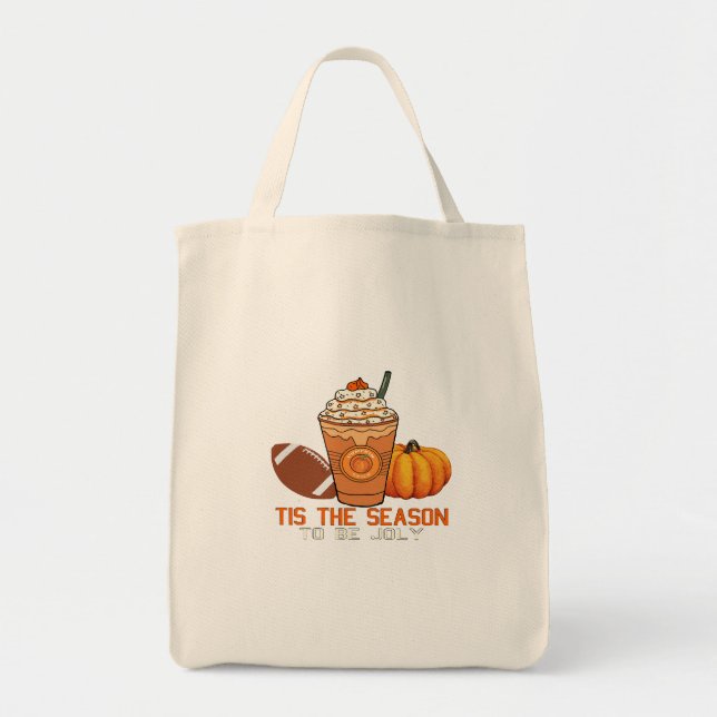 Bolsa Tote é a época de ser alegre natal (Frente)