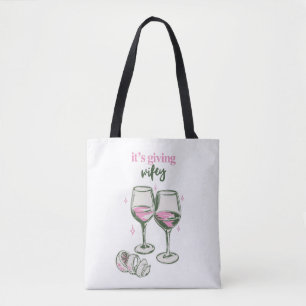 Bolsa Tote É a Esposa Design Fofo de Bebida Feminina