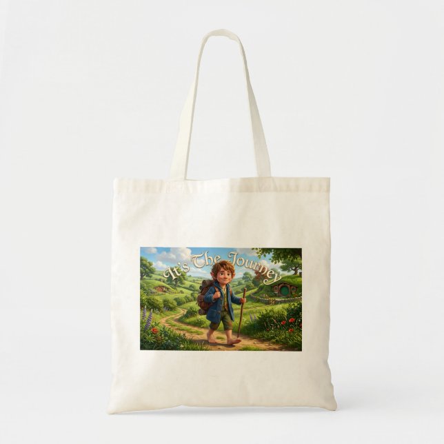 Bolsa Tote É a Jornada (Frente)