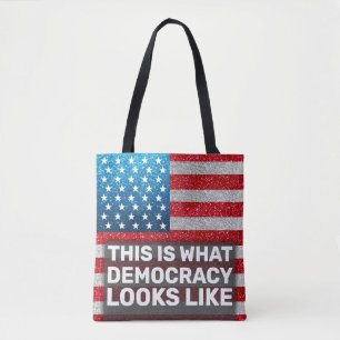 Bolsa Tote É assim que a democracia se parece