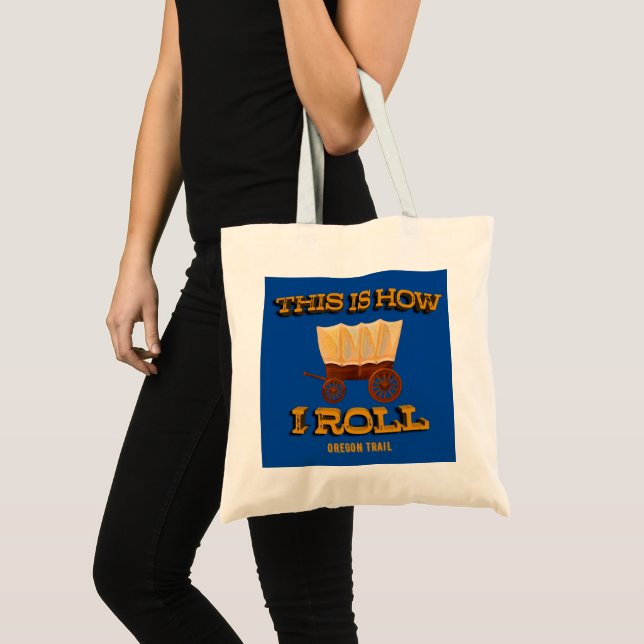 Bolsa Tote É assim que eu faço, Oregon Trail History Buff Tee (Frente (produto))