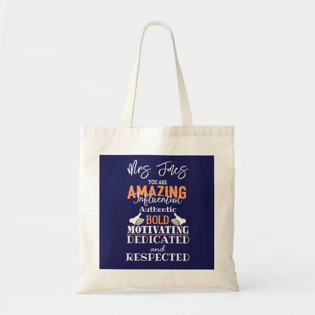 Bolsa Tote é assim que um professor incrível se parece com pr (Frente)