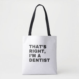 BOLSA TOTE É CERTO QUE EU SOU UM DENTISTA