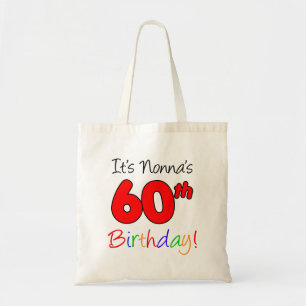 Bolsa Tote É divertimento do aniversário de Nonna 60th e o