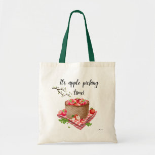 Bolsa Tote É hora de colher maçã!