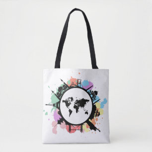 Bolsa Tote É hora de viagem