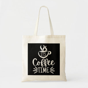 Bolsa Tote É hora do café