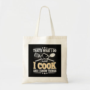 Bolsa Tote É isso que eu cozinho e sei coisas engraçadas