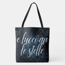 Bolsa Tote E lucevan le stelle as estrelas brilhavam Tosca