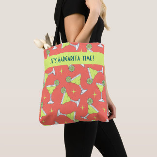 Bolsa Tote É Margarita Time Retro Miami Cocktails