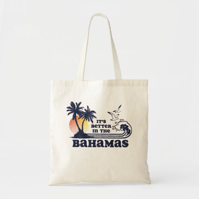 Bolsa Tote É melhor nas Bahamas (Frente)