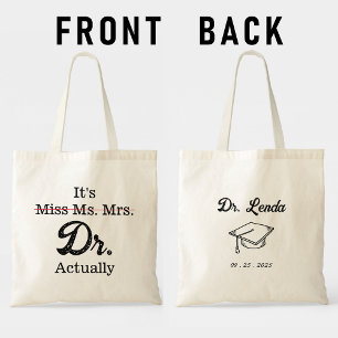 Bolsa Tote É Miss Sra. Dr. Engraçado humor meme