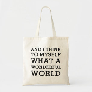 Bolsa Tote E mundo maravilhoso