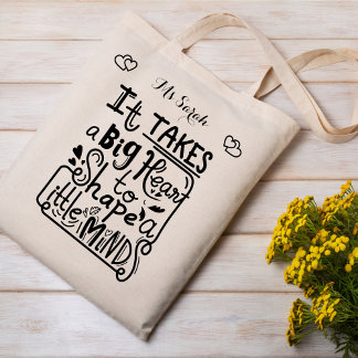 Bolsa Tote É Necessário Um Grande Coração Um Professor Apreci
