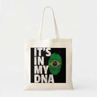Bolsa Tote É NO MEU DNA: Homens brasileiros com bandeiras do 
