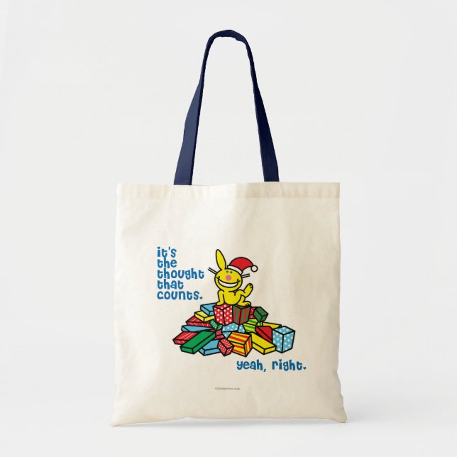 Bolsa Tote É o pensamento que conta (Frente)