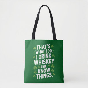 Bolsa Tote É O Que Eu Faço Eu Bebo E Eu Sei Das Coisas Patric