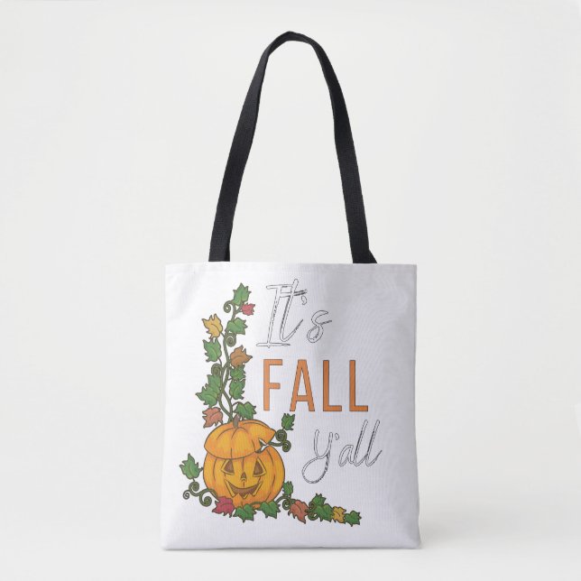 Bolsa Tote É outono Y'all (Frente)