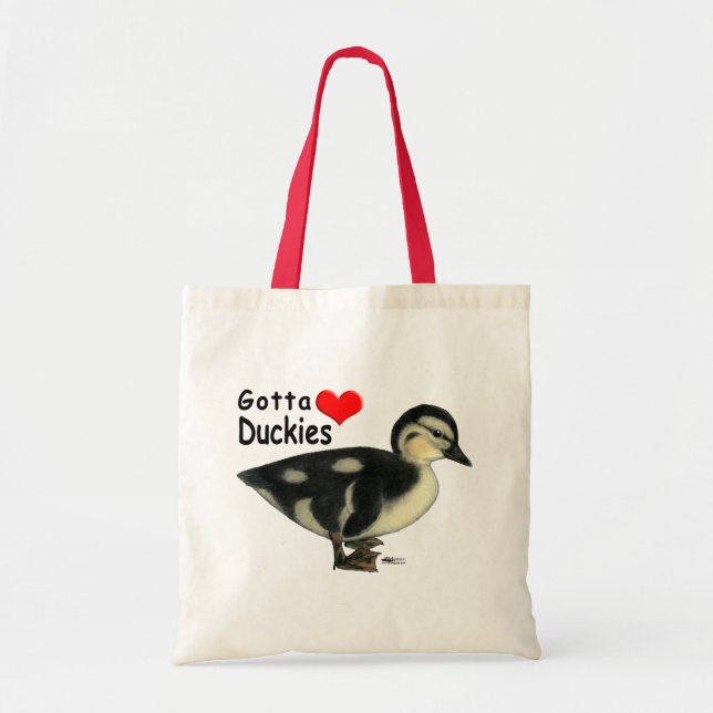 Bolsa Tote É preciso amar os patinhos (Frente)