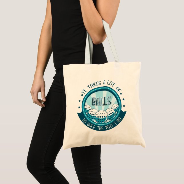 Bolsa Tote É Preciso Muitas Bolas Para Golfe Da Maneira Que E (Frente (produto))