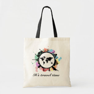 Bolsa Tote É tempo de viagem