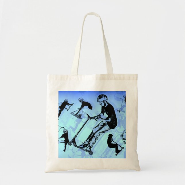Bolsa Tote É Tudo Sobre O Scooter! - Truques De Scooter (Frente)