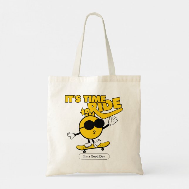 Bolsa Tote É um bom dia para andar (Verso)