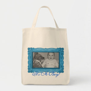 Bolsa Tote É um menino! Sacola