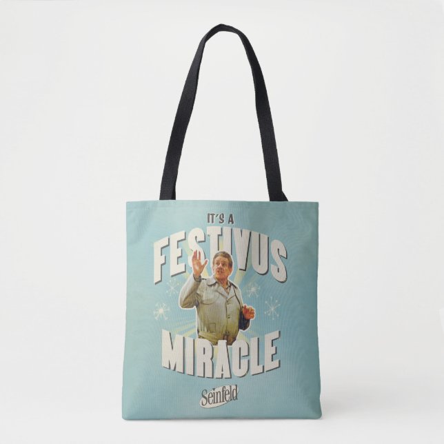 Bolsa Tote É um Milagre do Festivus (Frente)